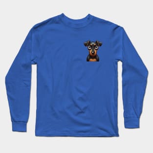 Small Version - Delightful Doberman Pawsomeness Long Sleeve T-Shirt